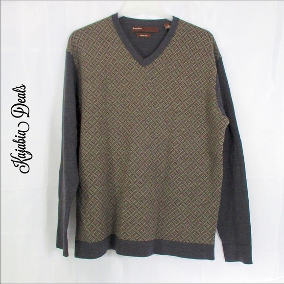 PERRY ELLIS Merino Wool Shirt Size XL - Picture 1 of 8